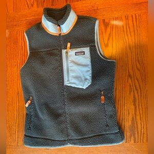 Patagonia Classic Retro-X Vest Deep Pile Fleece Full Zip